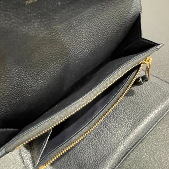 Louis Vuitton Monogram Empreinte Portefeuille Sarah Wallet Black (JB1120) - Picture 13 of 14